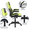 Flash Furniture Red Gaming Desk and Chair Set BLN-X10RSG1030-GN-GG - alternate 2